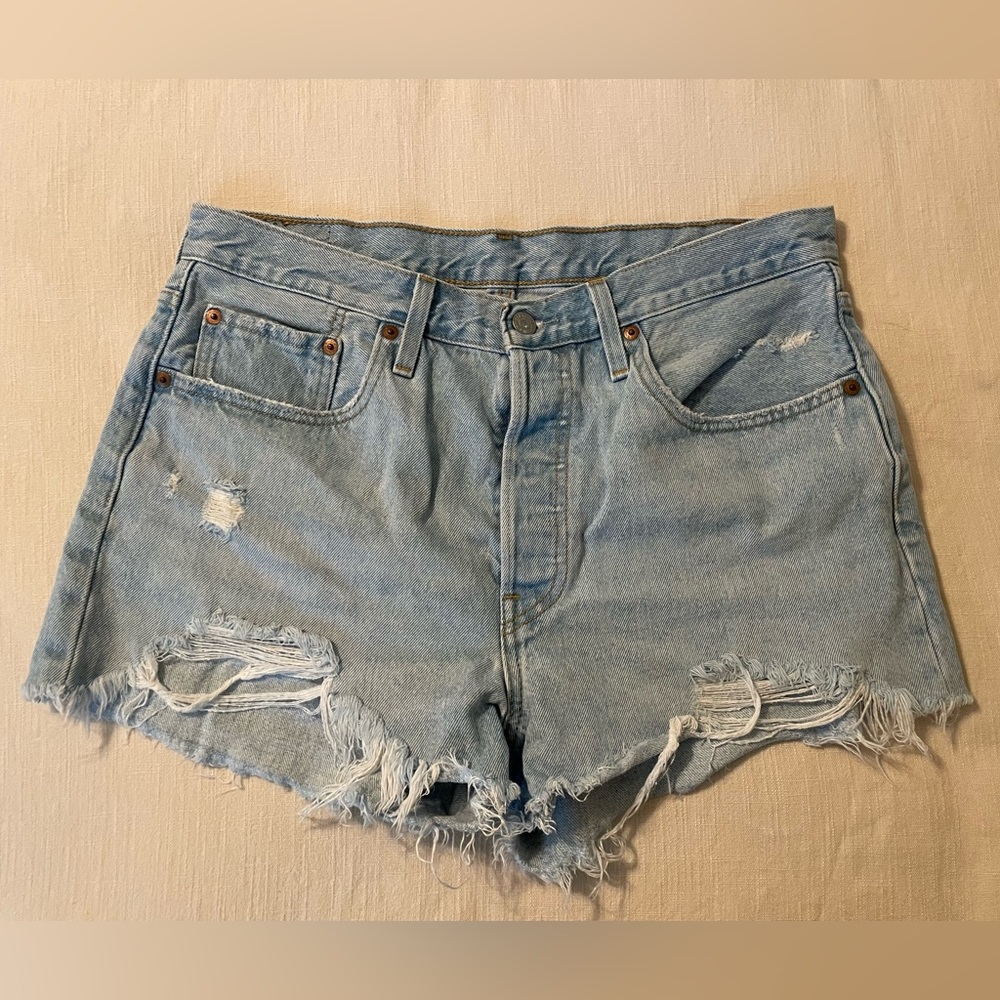 Signature by Levi Strauss Light Blue Jean Shorts
